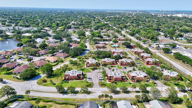 1402 Nebraska Ave Unit 3B, Fort Pierce, FL 34950 - aerial view of residential area with a large body of water