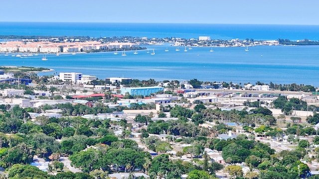 1402 Nebraska Ave Unit 3B, Fort Pierce, FL 34950 - drone / aerial view of a nearby body of water