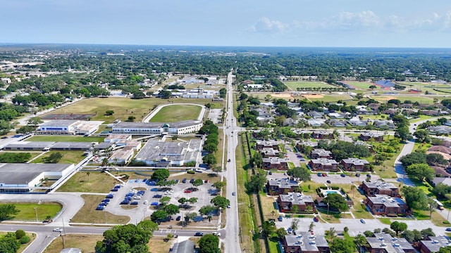1402 Nebraska Ave Unit 3B, Fort Pierce, FL 34950 - aerial view of property's location featuring nearby suburban area