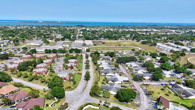 1402 Nebraska Ave Unit 3B, Fort Pierce, FL 34950 - aerial overview of property's location with a nearby body of water and nearby suburban area