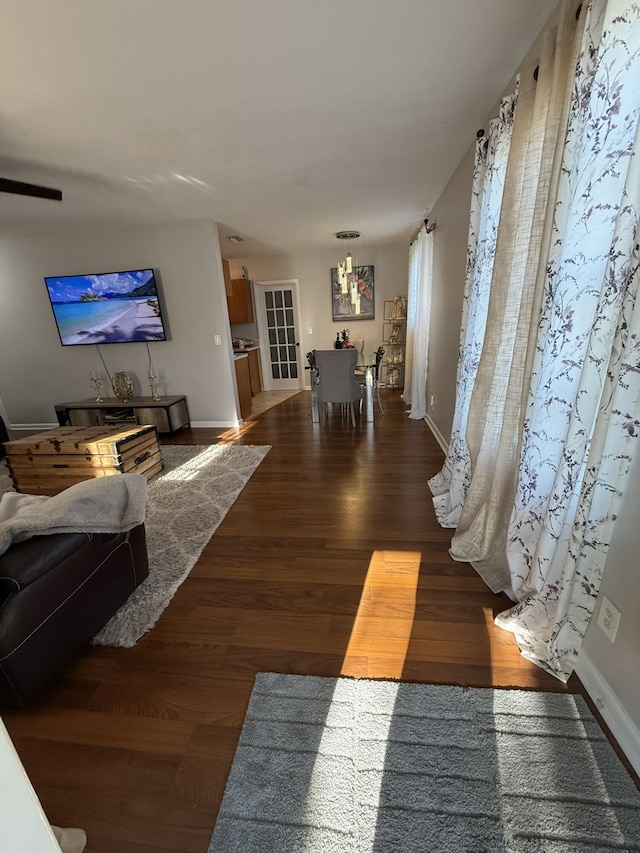 181 Morgans Way, Palm Springs, FL 33461 - living room featuring wood finished floors and baseboards