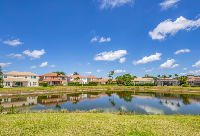 106 Sedona Way, Palm Beach Gardens, FL 33418 - view of yard featuring a residential view and a water view