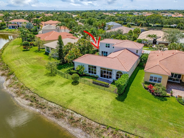 106 Sedona Way, Palm Beach Gardens, FL 33418 - aerial perspective of suburban area featuring a large body of water