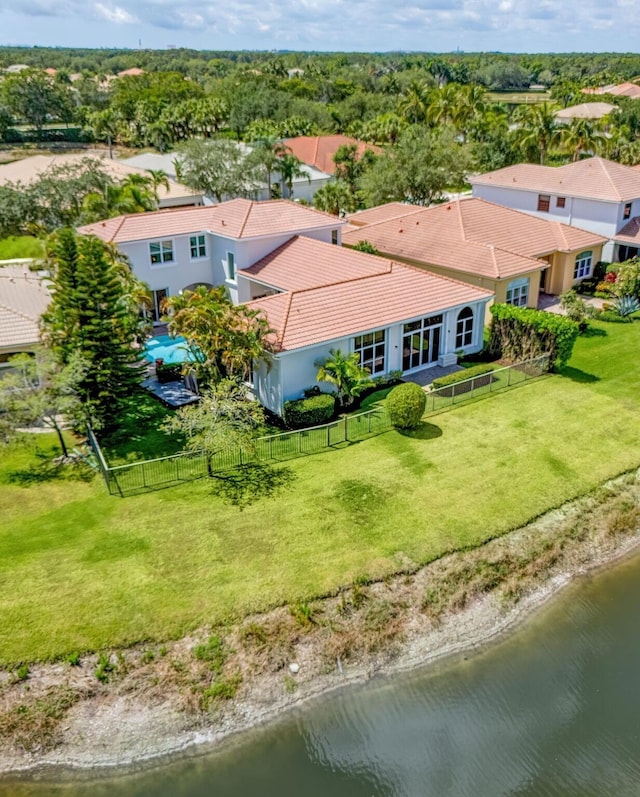 106 Sedona Way, Palm Beach Gardens, FL 33418 - aerial view of property and surrounding area with a large body of water