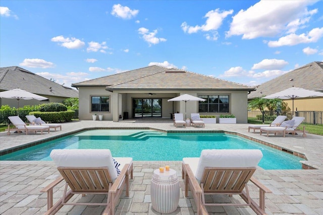 10557 Pisa Rd, Wellington, FL 33414 - view of pool featuring a patio area and fence