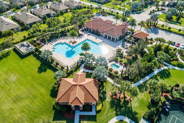 10557 Pisa Rd, Wellington, FL 33414 - aerial view of a pool