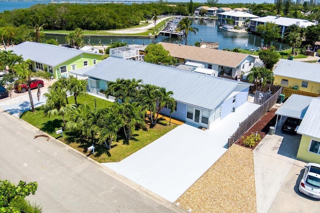 71 S Las Olas Dr, Jensen Beach, FL 34957 - aerial view of residential area with a nearby body of water