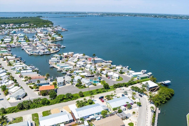 71 S Las Olas Dr, Jensen Beach, FL 34957 - aerial view of residential area with a large body of water