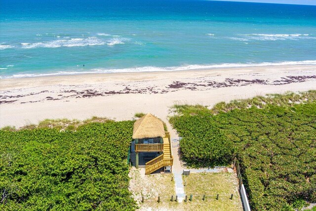 71 S Las Olas Dr, Jensen Beach, FL 34957 - view from above of property featuring extended coastline