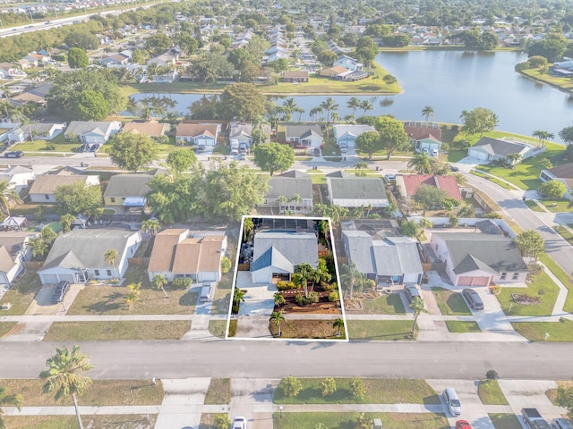 5157 Canal Cir S, Lake Worth, FL 33467 - view of property location with nearby suburban area, property boundaries highlighted, and a large body of water