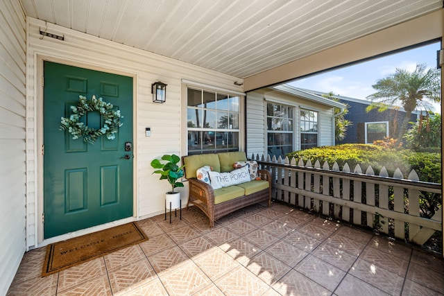 5157 Canal Cir S, Lake Worth, FL 33467 - doorway to property with covered porch