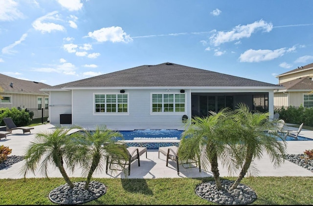 822 Hookline Cir, Loxahatchee, FL 33470 - back of house featuring a patio