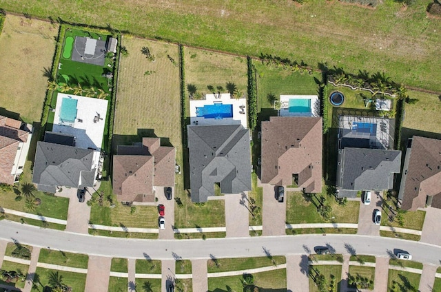 822 Hookline Cir, Loxahatchee, FL 33470 - aerial perspective of suburban area