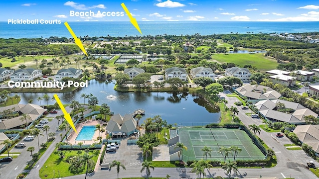 1127 E Seminole Ave Unit 14D, Jupiter, FL 33477 - view of property location with a large body of water and nearby suburban area