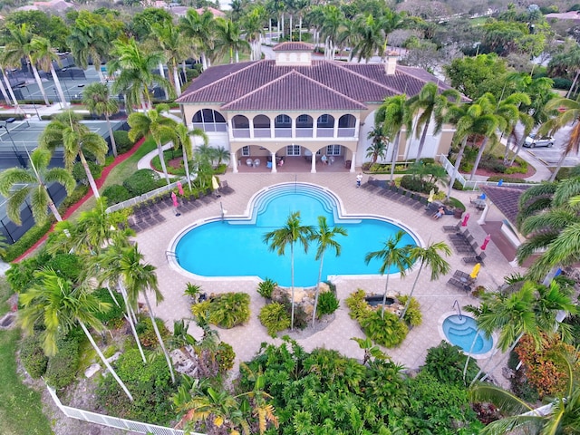 community pool featuring a patio