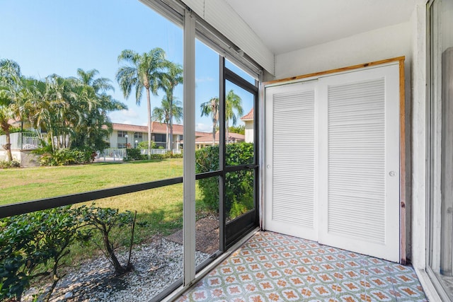1150 NW 13th St Unit 172C, Boca Raton, FL 33486 - view of unfurnished sunroom