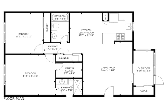 1150 NW 13th St Unit 172C, Boca Raton, FL 33486 - room layout