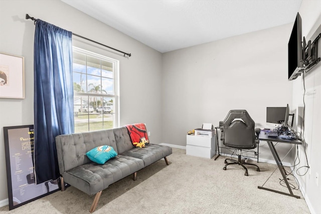 2509 SW Kenilworth St, Port Saint Lucie, FL 34953 - home office featuring carpet floors and baseboards
