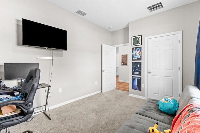 2509 SW Kenilworth St, Port Saint Lucie, FL 34953 - home office with carpet flooring and baseboards