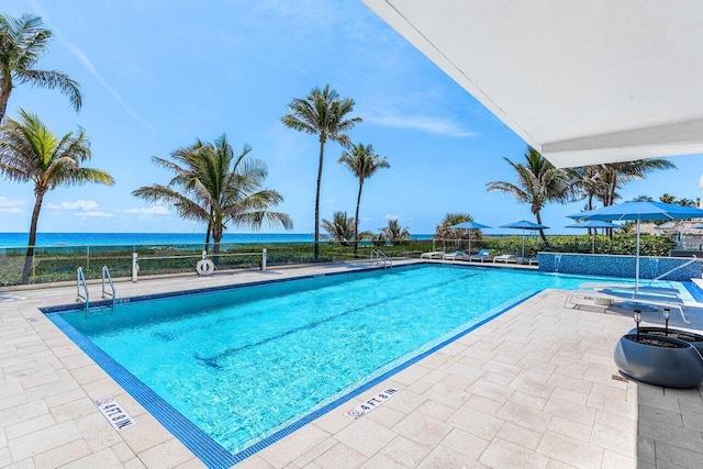 3000 S Ocean Blvd Unit 6010, Boca Raton, FL 33432 - community pool with a patio area