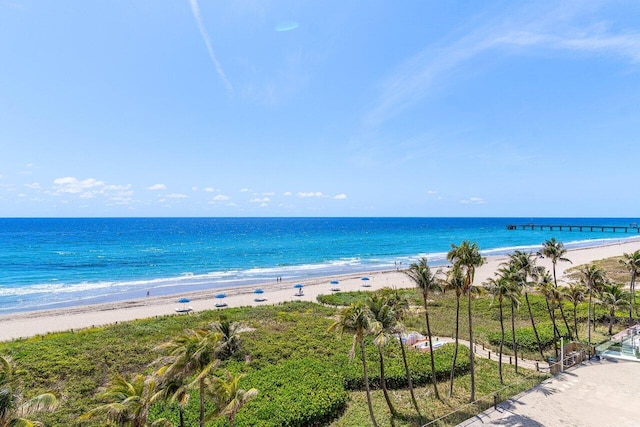 3000 S Ocean Blvd Unit 6010, Boca Raton, FL 33432 - water view with nearby beach