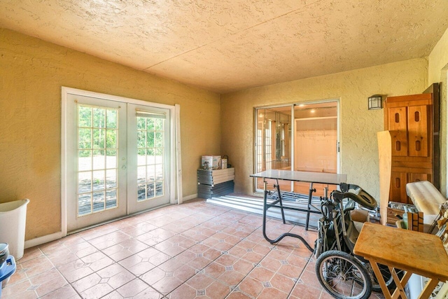 9023 Seminole Pratt Whitney Rd, The Acreage, FL 33470 - sunroom with french doors