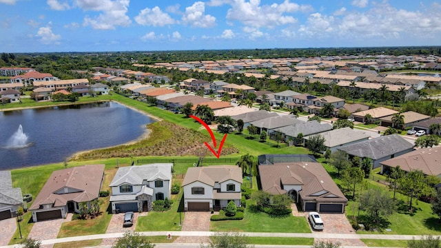 4646 Eventing St, Lake Worth, FL 33467 - aerial perspective of suburban area with a large body of water