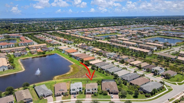 4646 Eventing St, Lake Worth, FL 33467 - aerial view of property and surrounding area featuring a nearby body of water and nearby suburban area