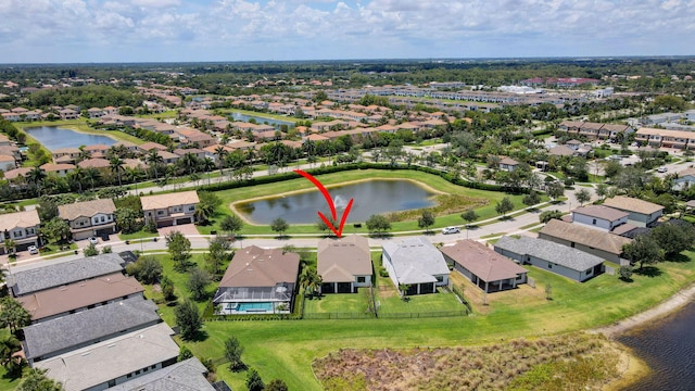 4646 Eventing St, Lake Worth, FL 33467 - aerial perspective of suburban area featuring a nearby body of water