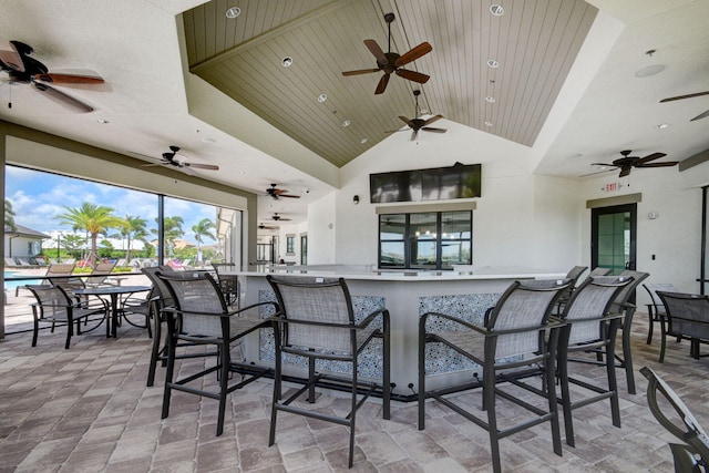 4646 Eventing St, Lake Worth, FL 33467 - view of patio with ceiling fan