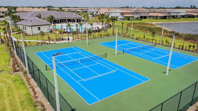 4646 Eventing St, Lake Worth, FL 33467 - view of tennis court with a residential view