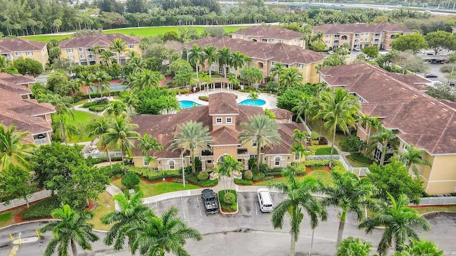 6510 Emerald Dunes Dr Unit 302, West Palm Beach, FL 33411 - drone / aerial view of a pool