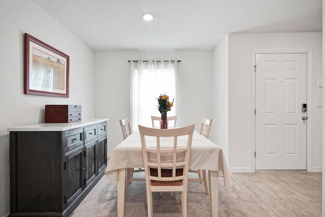 view of dining space