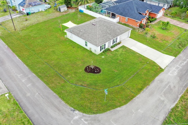 aerial view of property and surrounding area