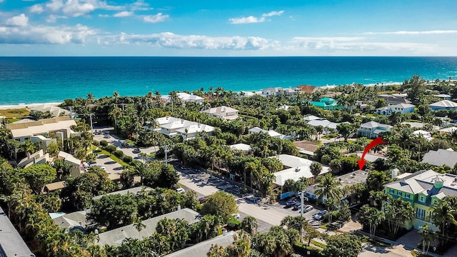 1228 George Bush Blvd Unit 4, Delray Beach, FL 33483 - aerial view of residential area featuring a large body of water