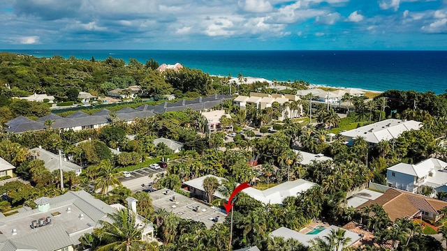 1228 George Bush Blvd Unit 4, Delray Beach, FL 33483 - aerial perspective of suburban area with a large body of water