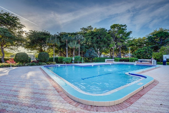 2070 Homewood Blvd Unit 1115, Delray Beach, FL 33445 - community pool with view of wooded area