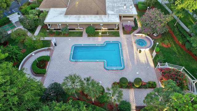 2070 Homewood Blvd Unit 1115, Delray Beach, FL 33445 - view of subject property with a pool area