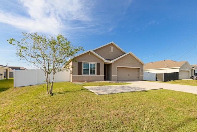 567 SW Paar Dr, Port Saint Lucie, FL 34953 - ranch-style home featuring concrete driveway, a garage, and stucco siding