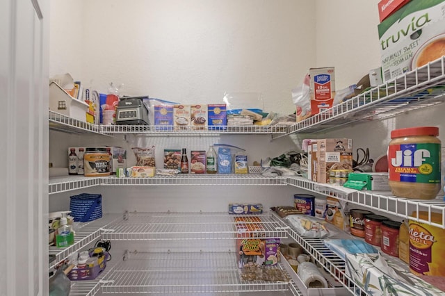 view of pantry