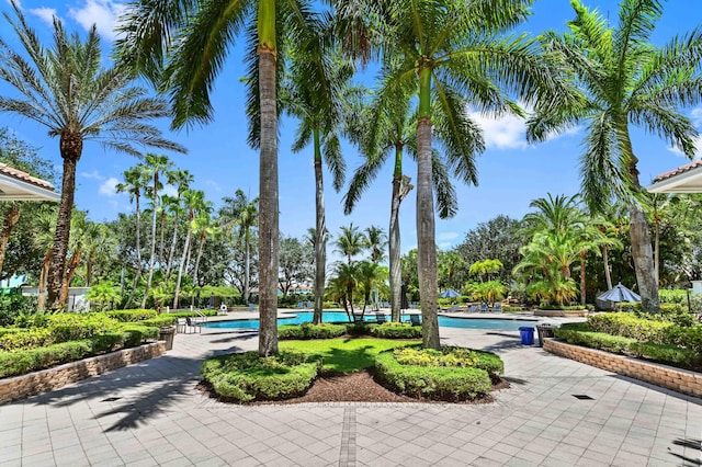 view of home's community with a pool