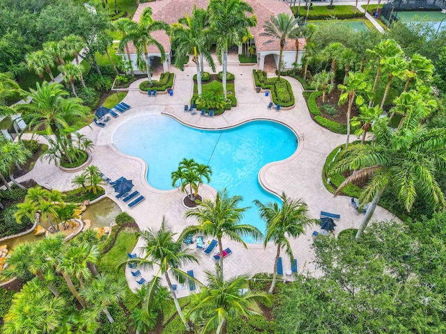 view of pool
