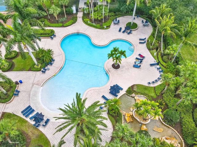 view of pool