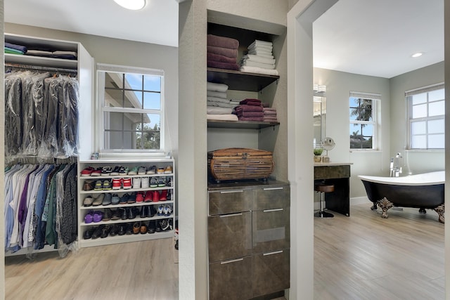 127 Via Castilla, Jupiter, FL 33458 - walk in closet with wood finished floors