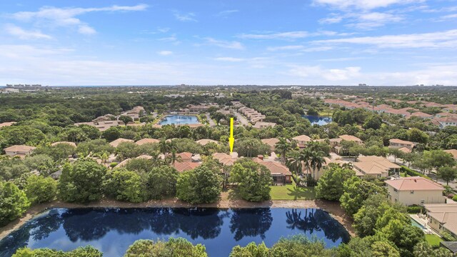 127 Via Castilla, Jupiter, FL 33458 - aerial perspective of suburban area with a nearby body of water