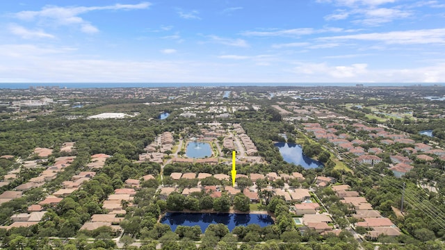 127 Via Castilla, Jupiter, FL 33458 - aerial view of residential area featuring a large body of water