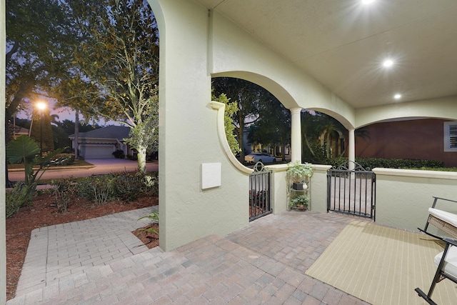 127 Via Castilla, Jupiter, FL 33458 - view of patio with a gate
