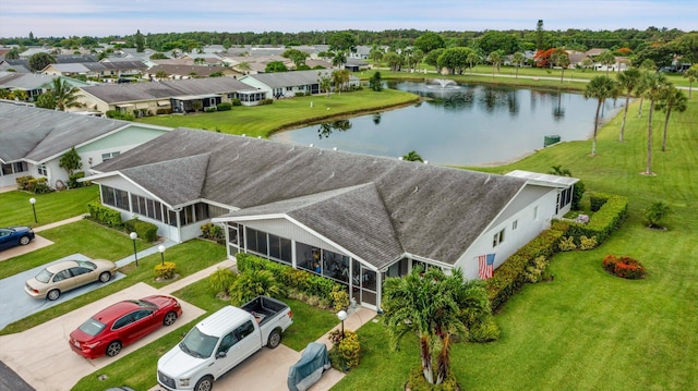3477 Christopher St Unit 3477, West Palm Beach, FL 33417 - aerial view of residential area featuring a nearby body of water