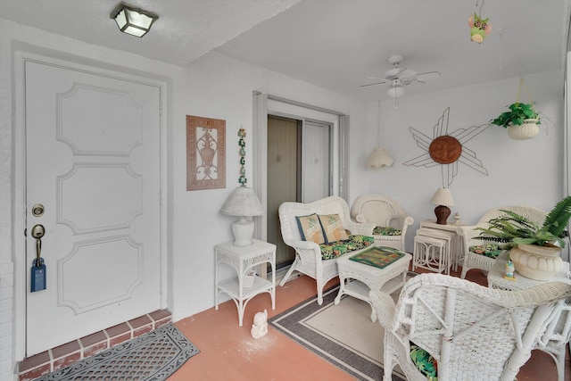3477 Christopher St Unit 3477, West Palm Beach, FL 33417 - foyer featuring a ceiling fan