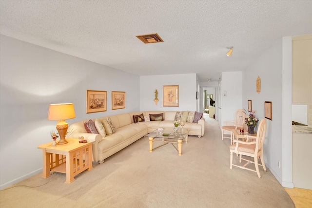 3477 Christopher St Unit 3477, West Palm Beach, FL 33417 - living area with light carpet and a textured ceiling